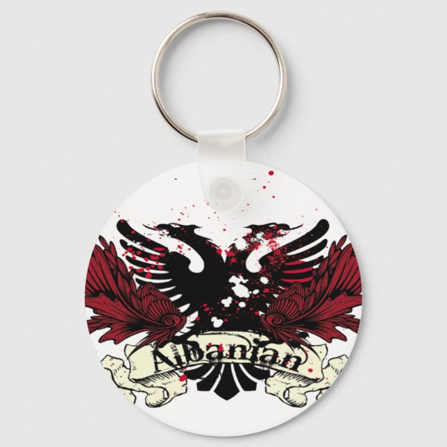 albanian eagle key ring (Front)