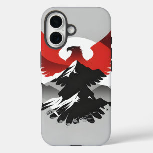 Albanian Eagle & Mountains   Modern Heritage Phone iPhone 16 Case