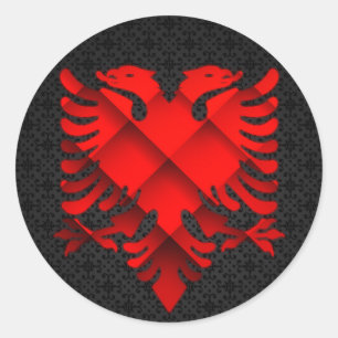 Albanian Eagle Sticker