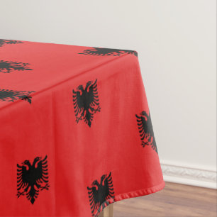 Albanian Flag & Albania dining tablecloth /decor