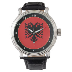 Albanian Flag & Albania fashion patriot /sports Watch
