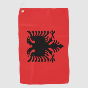 Albanian Flag & Albania golf /sports Golf Tirana Towel