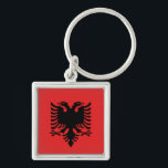 Albanian flag & Albania holiday, travel /sports Key Ring<br><div class="desc">Keychains: Albania & Albanian Flag fashion - love my country,  travel,  holiday gifts,  national patriots / sports fans</div>