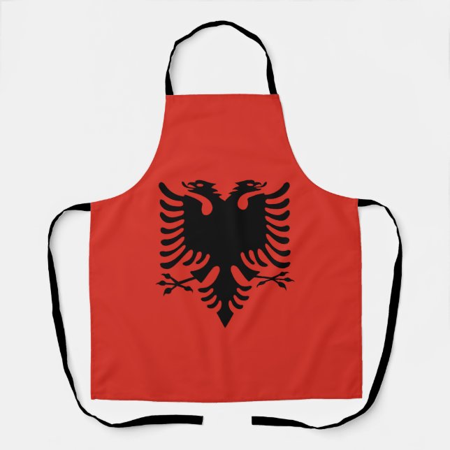 Albanian flag apron (Front)