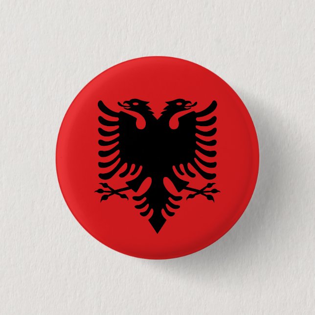 Albanian flag badge (Front)