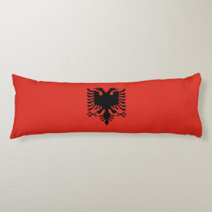 Albanian flag body cushion