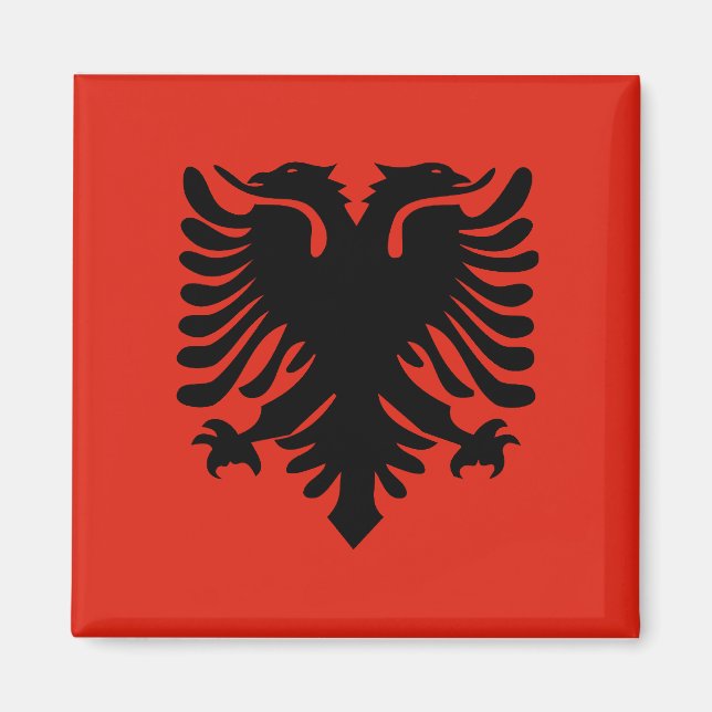 Albanian Flag Magnet (Front)
