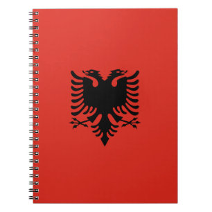 Albanian flag notebook