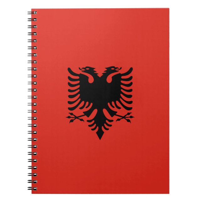 Albanian flag notebook (Front)