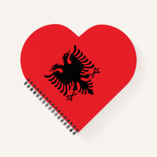 Albanian flag notebook
