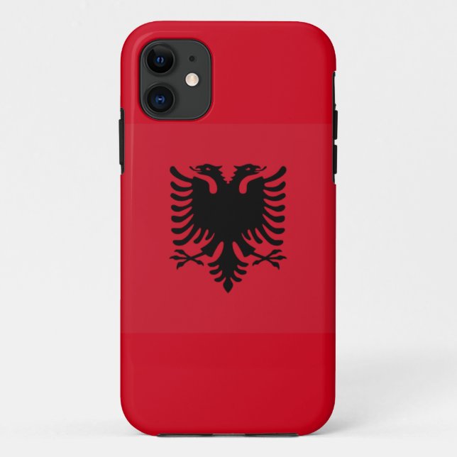 Albanian Flag Phone Case (Back)