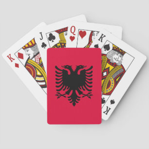 Albanian Flag Playing Cards