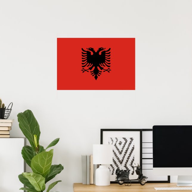 Albanian flag poster (Home Office)