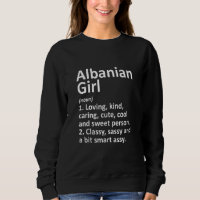 ALBANIAN GIRL ALBANIA Gift Funny Country Home Root