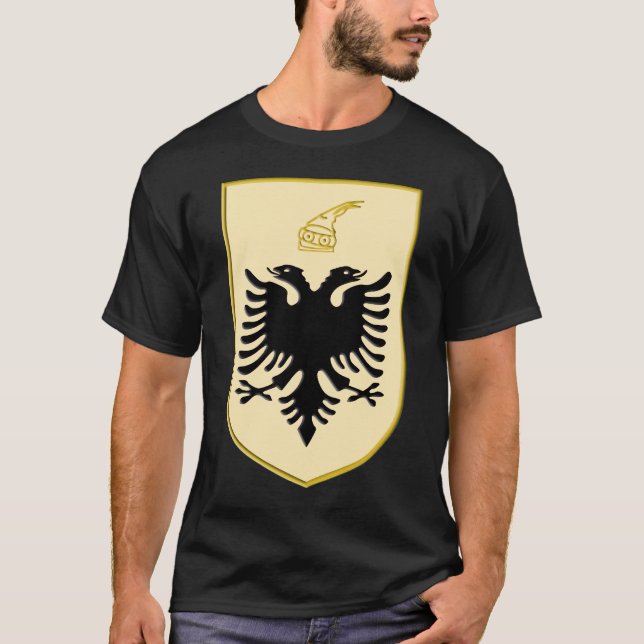 Albanian Gold Shield T-Shirt (Front)