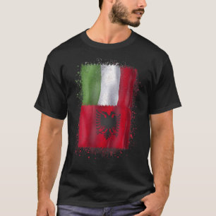Albanian Italian Love Albania And Italy T-Shirt