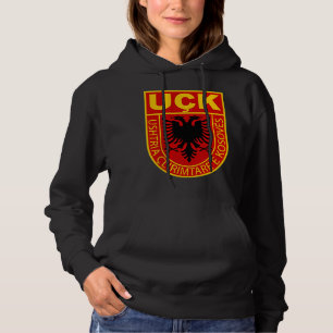albanian kosovo army  uck uqk patriot hoodie
