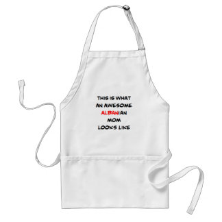 albanian mom, awesome standard apron
