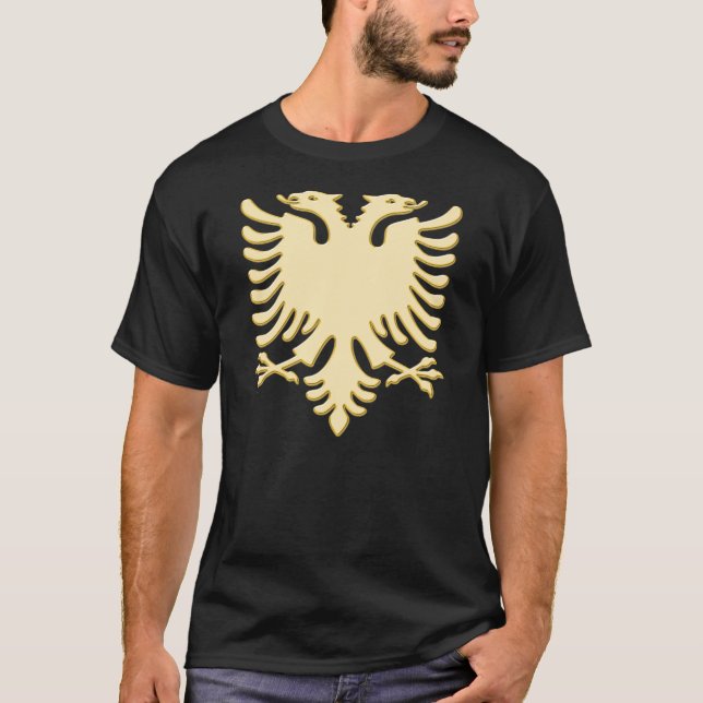 Albanian New Gold Eagle T-Shirt (Front)
