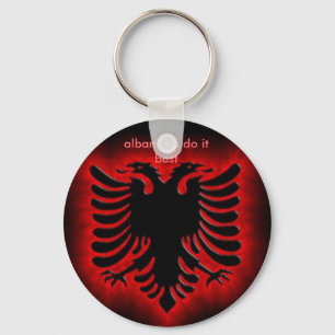 albanianeagle, albanians do it best key ring