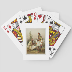 Albanians, mercenaries in the Ottoman army, pub. b Playing Cards
