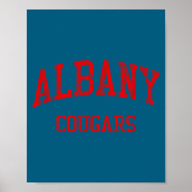 Albany High School Hs Ca Artwork Poster (Front)