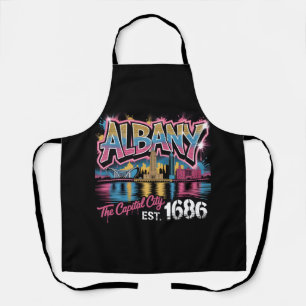 Albany New York Graffiti Mural Street Art Design Apron