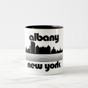 Albany New York Two-Tone Coffee Mug