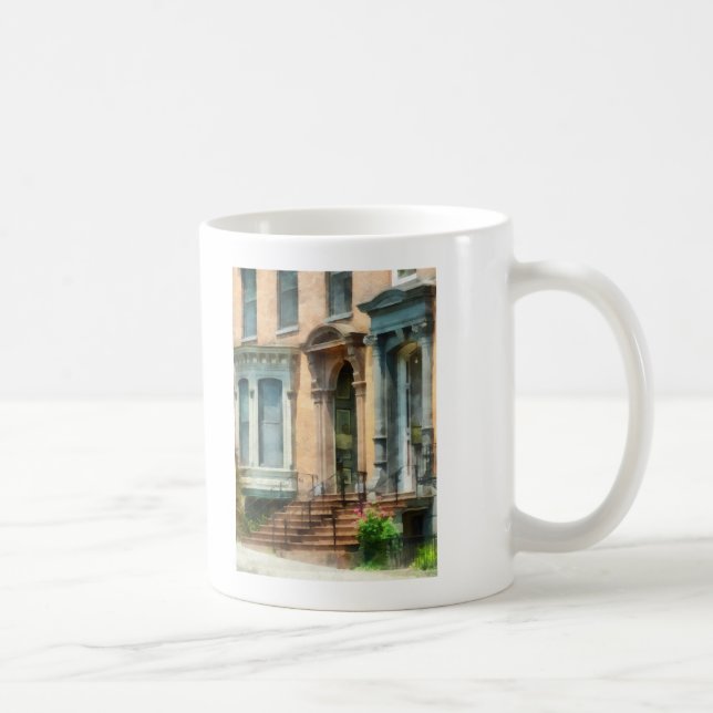 Albany NY Brownstone Coffee Mug (Right)