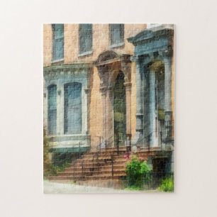 Albany NY Brownstone Jigsaw Puzzle