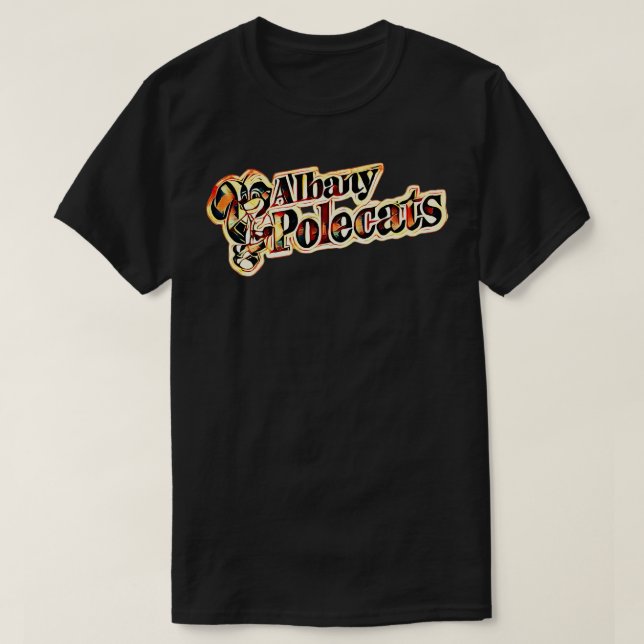 Albany Polecats Baseball TShirt (Design Front)