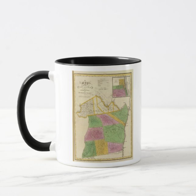 Albany, Schenectady counties Mug (Left)