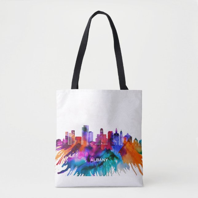 Albany Skyline Tote Bag (Front)