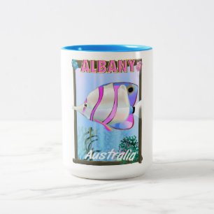 Albany, Western Australia Two-Tone Coffee Mug