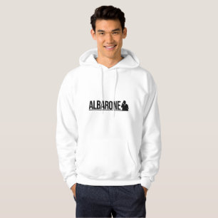 Albarone Gangster Silhouette Graphic - black  Hoodie