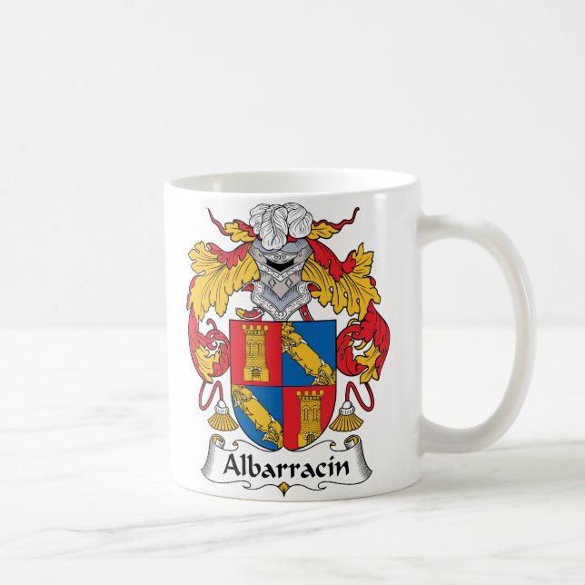 Albarracin Family Crest Coffee Mug (Right)