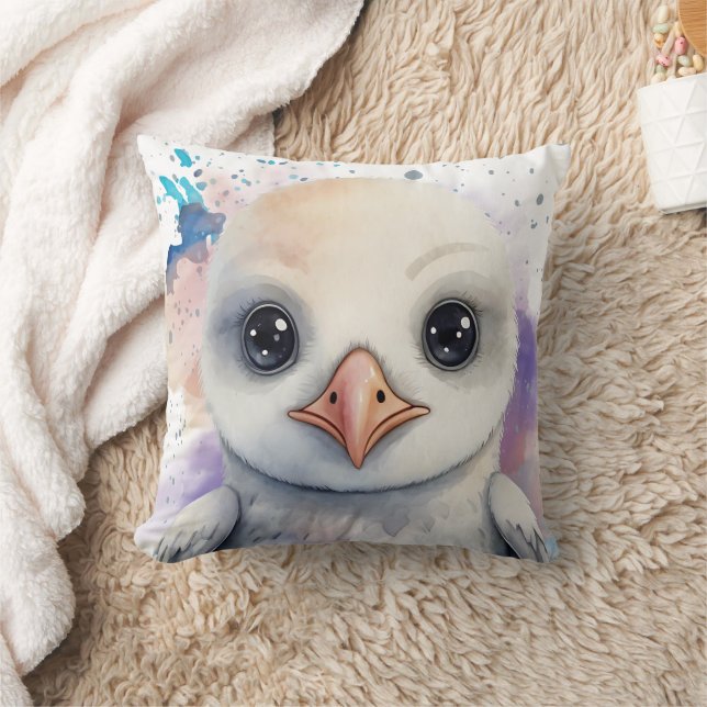 Albatross Baby Kawaii  Cushion (Blanket)