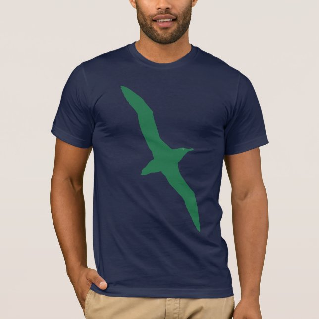 Albatross Bird T-Shirt Green (Front)