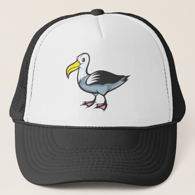 Albatross Bird Trucker Hat (Front)