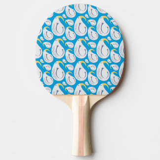 Albatross Blue Yellow White Grey Ping Pong Paddle