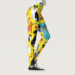 AlbedoBase XL – Playful Pet Collage  Leggings