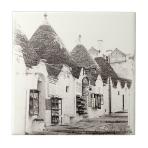 Alberobello trulli in Apulia Tile