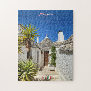 Alberobello trulli in Italy, Bari travel Jigsaw Puzzle
