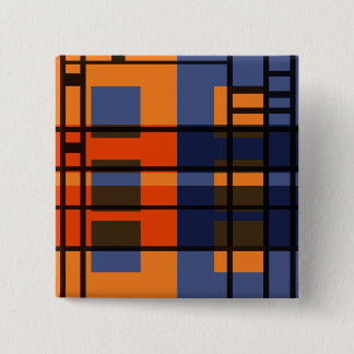 Albers & Mondrian 15 Cm Square Badge