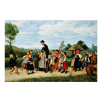 Albert Anker - Der Schulspaziergang
