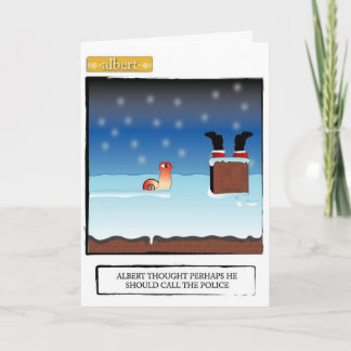 Albert at Christmas Holiday Card