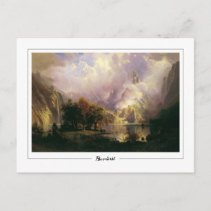 Albert Bierstadt #136 - Fine Art Postcard
