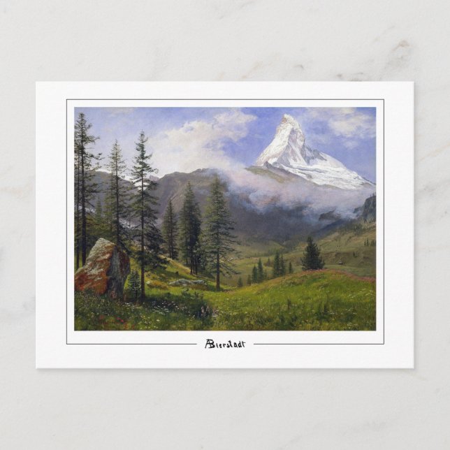 Albert Bierstadt #271 - Fine Art Postcard (Front)