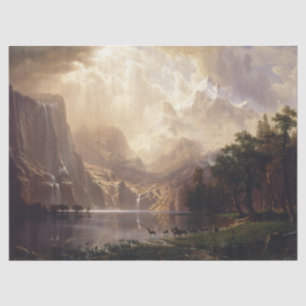 Albert Bierstadt "Among the Sierra Nevada" (1868) Tissue Paper