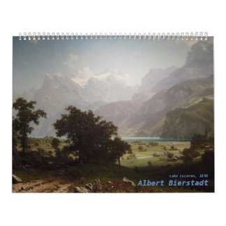 Albert Bierstadt Artwork Calendar